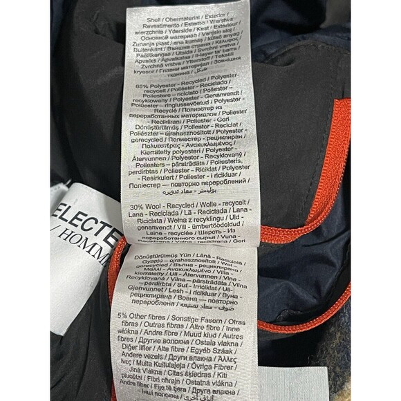 Selected Homme Lumberjack Jacket XXL 2XL Mens Buckthorn Brown SLHSUST. ICONICS - Picture 13 of 13